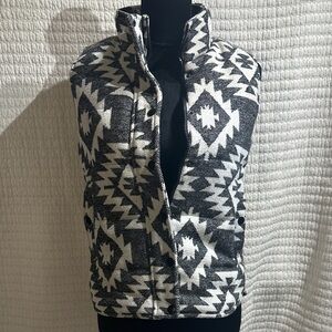 Skies Are Blue (Anthropologie) Aztec Puffer Vest